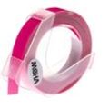 Vhbw - 1x 3D Prägeband-Schriftband-Kassette kompatibel mit Dymo 1855, 1880, 18577, 1765, 1805 Etiketten-Drucker 3m x 9mm Weiß auf Neon-Pink