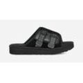 UGG® Goldencoast Strap Slide für Herren | UGG® EU in Black, Größe 45, Veloursleder