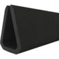 Gummidichtung Kantenschutzprofil S-1087 schwarz 9x15mm Gummiprofil, 1 Meter, Fassungsprofil Kantenschutz Keder Kederband U-Profil - Steigner