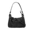 Cluty Shopper Damen Leder, schwarz