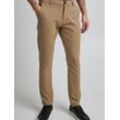 Solid Stoffhose Herren, braun