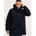 Solid Winterjacke Herren, blau