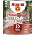 Alpina Wetterschutzfarbe halbdeckend 0,75 L kirschblütenrosa Holzschutzfarbe