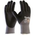 ATG - Montage-Handschuh MaxiFlex Ultimate Gr. 9 Nitrilschaum, grau/schwarz, 34-875