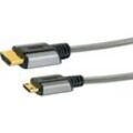 Ainstein High-Speed Mini hdmi Kabel mit Ethernet 2,0m, hdmi Mini Stecker hdmi Stecker