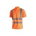 High Visibility Polo Shirt - Kurze Ärmel - Neon Orange - 4XL - Orange