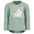 BLUE SEVEN - Langarmshirt HAPPY UNICORN in aqua, Gr.74