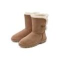 LASCANA Winterstiefel camelfarben Gr. 36 für Damen. Nachhaltig.