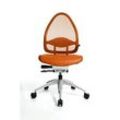 Topstar Bürostuhl OPEN BASE, J4700 S14 Kunstleder orange, Gestell silber