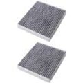 2x Trade-Shop Innenraumfilter / Pollenfilter / Aktivkohlefilter ersetzt toyota 87139 02090, 87139 06050, 87139 06080, 87139 0D010, 87139 0K010