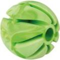 Hundespielball ( Grün ) Ø7cm, 2er Pack Spielball (100% TPE) Snackball, Zahnpflege, Hundespielzeug Wurfspielzeug, Spiralball für Hunde - Grün