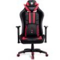 Diablo X-Ray Gaming Stuhl Computerstuhl ergonomischer Bürostuhl Gamer Chair Schreibtischstuhl Schwarz-Rot: King Size