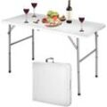 Maxxgarden - Campingtisch Klappbar 120x60x75 cm - Klapptisch Camping - Tisch Klappbar Multifunktionstisch - Klapptisch Balkon - Campingtisch Faltbar