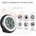 Kingso - Digitales Mini Thermo Hygrometer Innen Thermometer Hygrometer Touch Screen Digital Temperatur für Raum Zimmer Büro