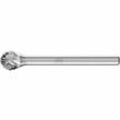 PFERD Hartmetall Hochleistungsfrässtift ALLROUND Kugel KUD Ø06x05 mm Schaft-Ø 3 mm universal grob