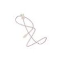 LE CORD Lightning Kabel 2m aus Fischnetz spiral