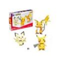 Mattel GYH06 - Mega - Pokèmon - Trio (Pichu, Pikachu, Raichu)