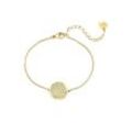 Hey Happiness Armband Edelstahl Blume des Lebens Damen 18K Gold Roségold