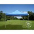 Faltzelt Faltpavillon Wasserdicht FleXtents pro Steel 4x4m Blau - Blau