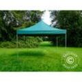 Faltzelt Faltpavillon Wasserdicht FleXtents PRO Steel 4x4m Grün