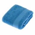 Frottee Handtuch 100% Baumwolle azurblau - Homescapes