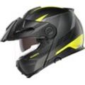 Schuberth E2 Defender, Klapphelm Matt Schwarz/Neon-Gelb M (56/57) male