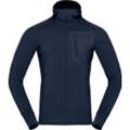 Norrona Falketind Power Grid Hood - Fleecepullover - Herren