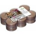 Duftteelichter Jumbo Gebr.Mandel, h 2,3 cm, ø 5,6 cm,12 er Pack Duftteelichte - Villa Verde