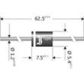 Schottky-Barriere-Gleichrichterdiode SB830 DO-201 30 v 8 a - Diotec