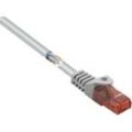 Renkforce - RF-5047522 RJ45 Netzwerkkabel, Patchkabel cat 6 u/utp 3.00 m Grau mit Rastnasenschutz, Hal