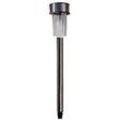 Solar-Gartenleuchte Fackel led Silber 16 St.