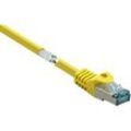 Renkforce - RF-5224650 RJ45 Netzwerkkabel, Patchkabel cat 6a s/ftp 1.00 m Gelb mit Rastnasenschutz, Fl