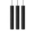 UMAGE - Chimes Cluster 3 LED-Pendelleuchte, Ø 3 x 22 cm, schwarz