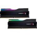 DIMM 32 GB DDR5-6000 (2x 16 GB) Dual-Kit, Arbeitsspeicher schwarz, F5-6000J3040F16GX2-TZ5RK, Trident Z5 RGB, INTEL XMP