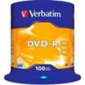 DVD-R 4,7 GB, DVD-Rohlinge 16fach, 100 Stück