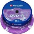 DVD+R 4,7 GB, DVD-Rohlinge 16fach, 25 Stück