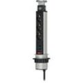 Tower Power versenkbare Steckdosenleiste 3-fach silber/schwarz, 2 Meter, 2x USB-A