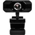 Full HD 1080p Webcam mit Mikrofon schwarz