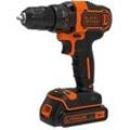 Akku-Bohrschrauber BDCDD186K, 18Volt schwarz/orange, Li-Ionen Akku 1,5 Ah, im Koffer