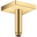 Hansgrohe Decken-Anschlussstück Axor DN15 100mm eckig, brushed gold optic, 26437250 26437250