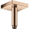 Hansgrohe Decken-Anschlussstück Axor DN15 100mm eckig, polished red gold, 26437300 26437300