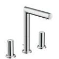 Hansgrohe 3-Loch Waschtischarmatur 200 Axor Uno Zerogriff chrom, 45133000 , 45133000 45133000