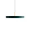 UMAGE - Asteria Mini LED-Pendelleuchte, Messing / forest