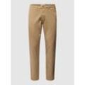 Slim Fit Chino in unifarbenem Design Modell 'NEW Miles'