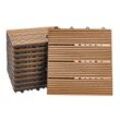 WPC-Holzfliesen Bavaro 3m²-Paket teak