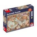 Puzzle Antike Weltkarte 3.000 Teile