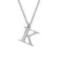 Diamonds by Ellen K. Halskette Silber 925 mit 1x Diamant 0,008ct. Buchstabe K