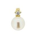 Orolino Anhänger 585 Gold mit Brillant 0,03ct. + Perle weiß 5,5-6mm