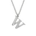 Diamonds by Ellen K. Halskette Silber 925 mit 1x Diamant 0,008ct. Buchstabe W