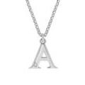 Diamonds by Ellen K. Halskette Silber 925 mit 1x Diamant 0,008ct. Buchstabe A